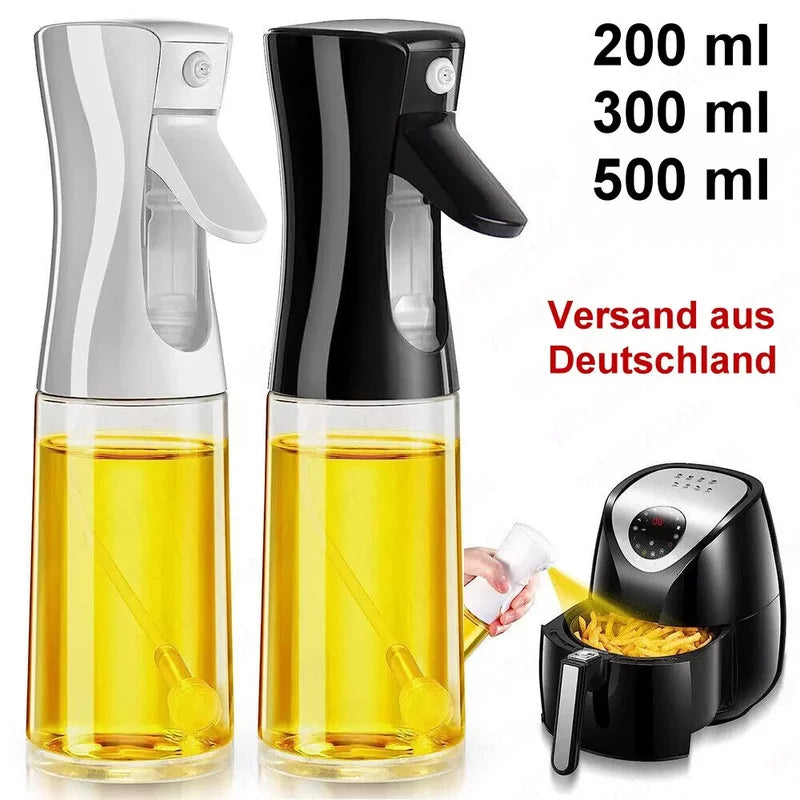 Reusable Oil Spray Bottle for Cooking & Kitchen Use - Food Grade Dispenser with Adjustable Mist