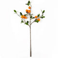 Artificial Orange Fruit & Plant Decor Set - Fake Flowers for Home & Photography