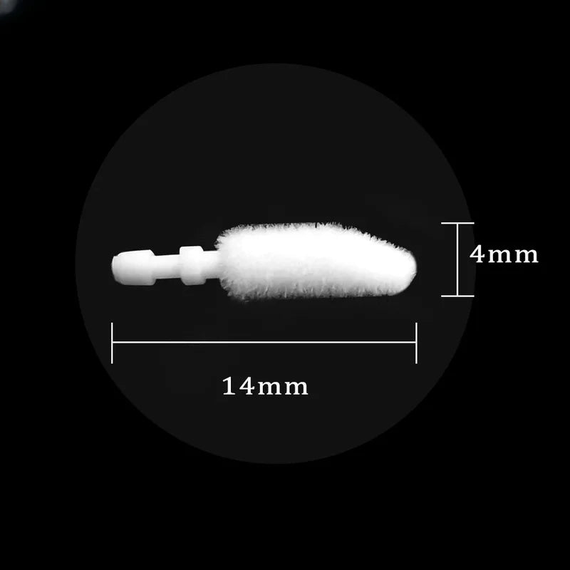 Disposable Lip Replacement Head for Eyelash Extension and Lipstick Brush 500pcs Makeup Tool