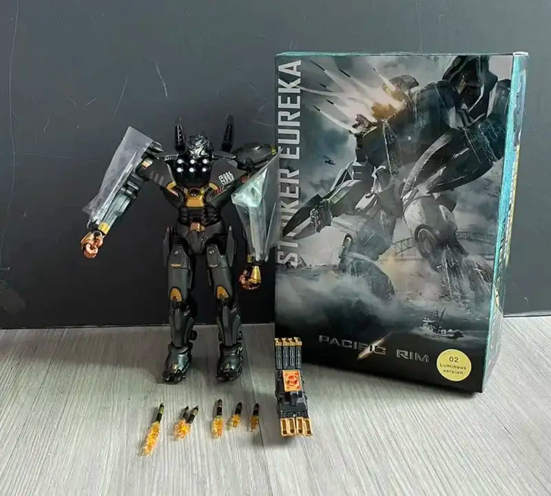 Light 20CM Emit NECA Action Figure Pacific Crimson Typhoon Model Toy Collection Gift