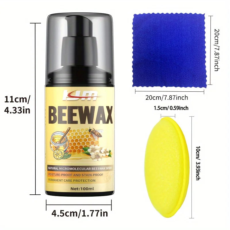 Beeswax 3.38 oz for Furniture and Faux Leather Care - Polishing & Maintenance Wax