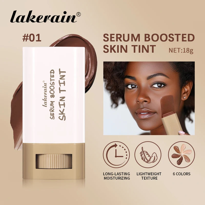 Eraser Foundation Stick - Moisturizing Skin Tinted Concealer for Travel & Daily Use