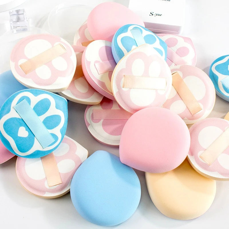 Cute Makeup Sponge Puffs Set - Cat Claws Shape Air Cushion Foundation Tools