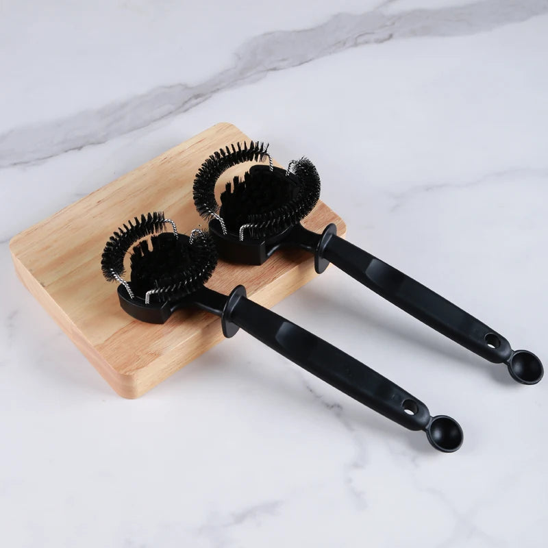 Coffee Machine Brush Cleaner for Espresso Group Head Cleaning - Multi-Color