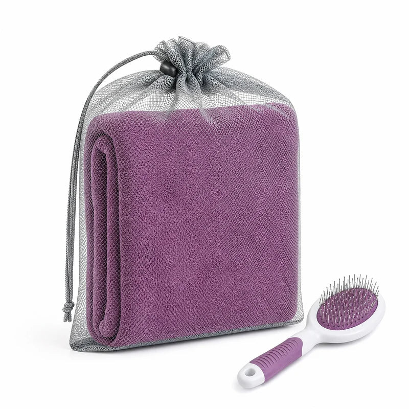 Microfiber Pet Absorbent Towel – Soft, Quick-Drying Dog and Cat Bath Towel