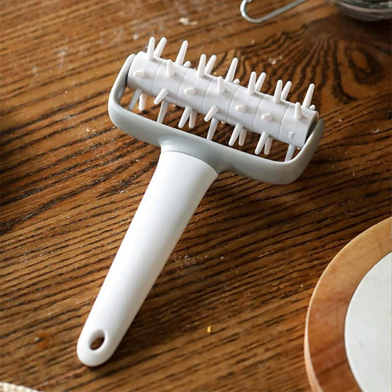 Pizza Dough Roller Needle Punch Baking Tool for Bread & Cookie Dough