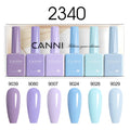 6pcs Gel Nail Polish Kit HEMA-Free UV Construction Nail Art Set - Assorted Colors