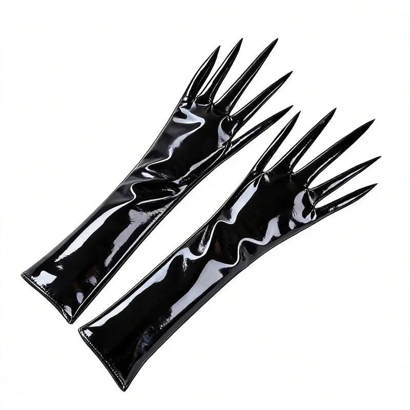 60cm Halloween Devil Claw Gloves Women's Cosplay Costume Prop for Masquerade Party