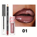 3-Piece Lip Makeup Set - Gloss, Lip Oil & Lip Liner - Nourishing, High Shine