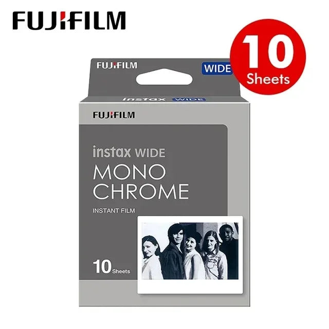 Instant Film Sheets for Fuji Instax Cameras - 10-100 White Edge Photo Paper