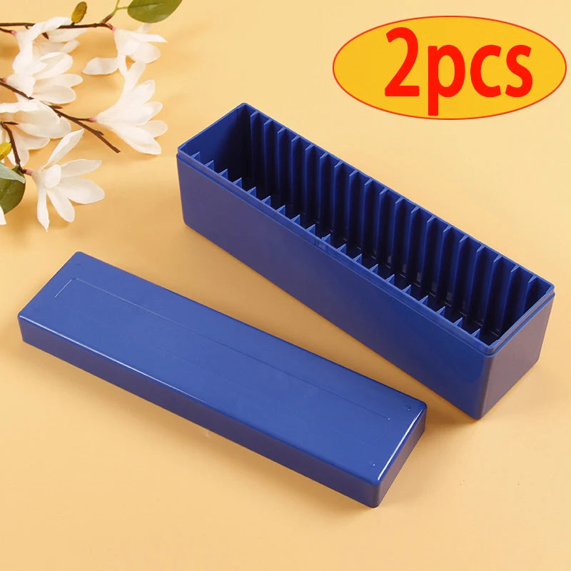 Plastic Coin Slab Holder Storage Box Case for Collectors 20 Slots Organizer