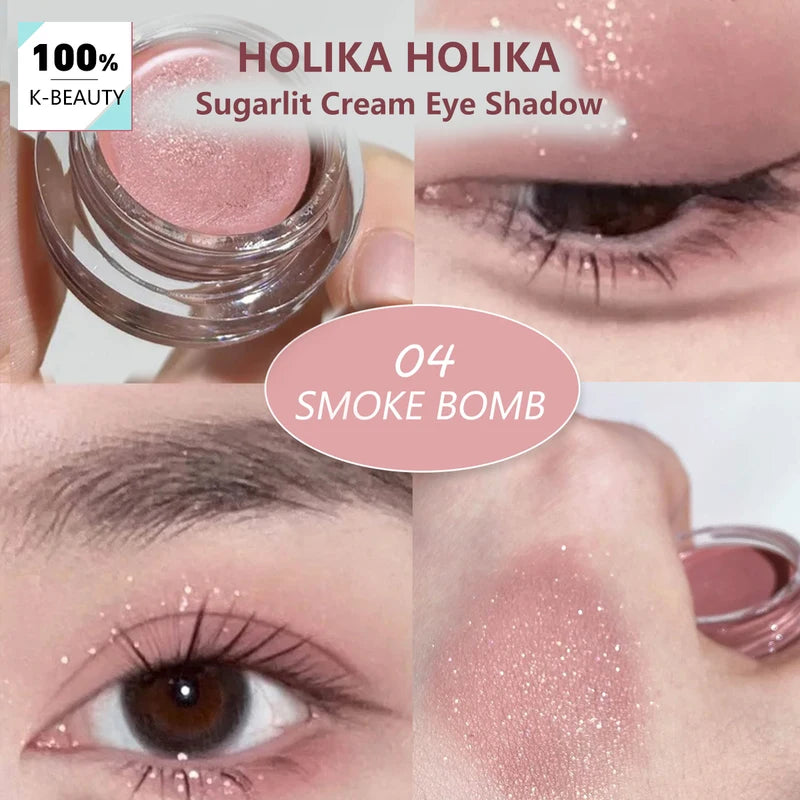 Cream Eyeshadow Smoky Gray - Long-Lasting, Non-Creasing Gel Formula