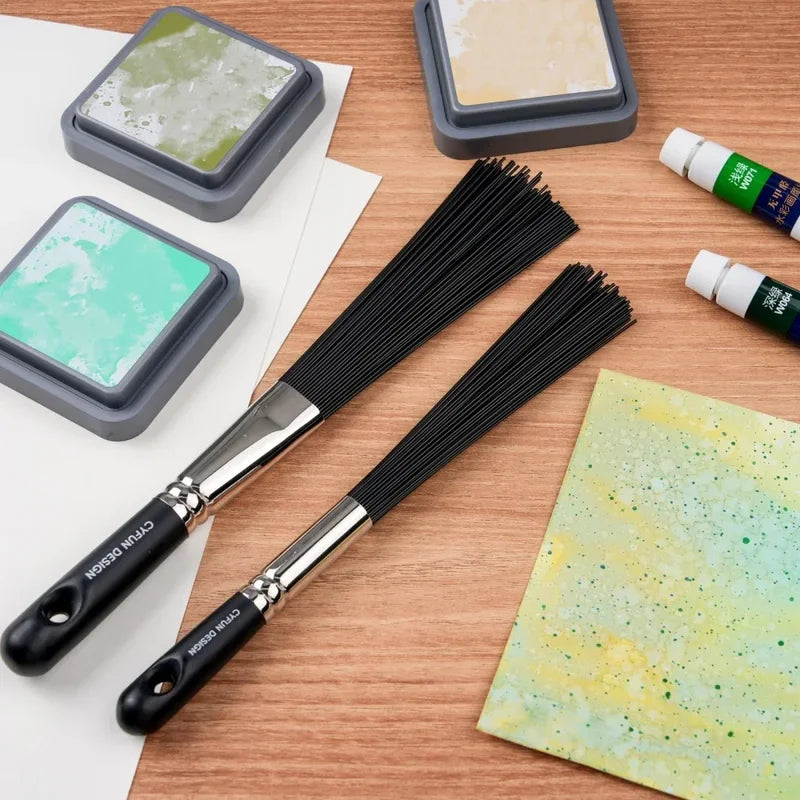 Abstract Art Brush Set for Splattering and Texturing - Multiple Colors