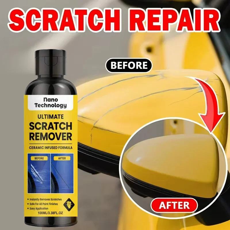 Car Scratch Repair Wax 100ml for Light Scratches & Oxidation - Polish & Restore Paint Shine