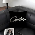 Linen Cushion Cover Double-Sided Printing Sofa Pillowcase Home Decor