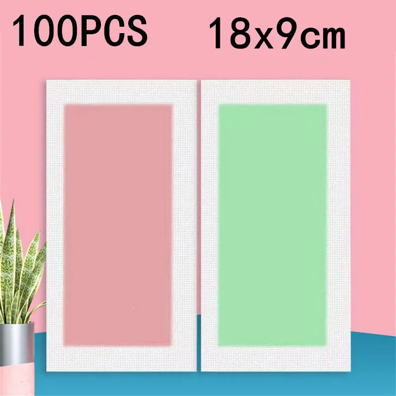 Professional Hair Removal Wax Strips Sheets for Body Face Bikini - Multiple Colors