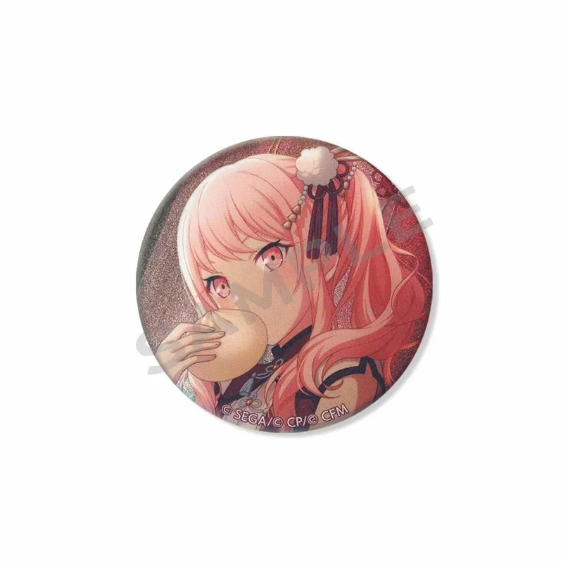 Cute Cartoon Badge Pins for Backpack, Jacket & Accessories - Handmade, 32mm-58mm
