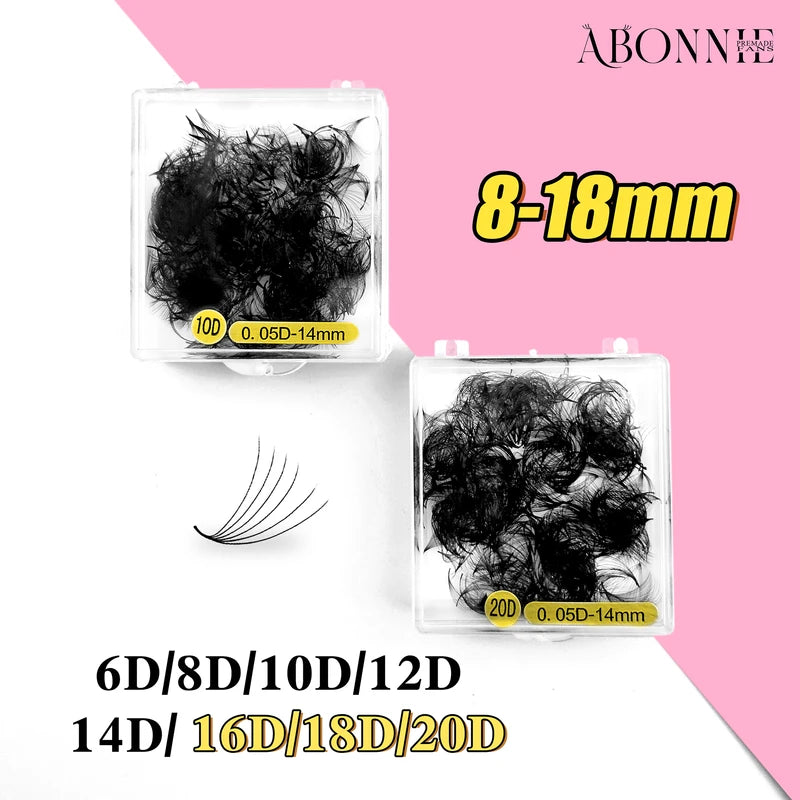 Premium Premade Eyelash Extension Fans - Volume Lash Bouquets for Lash Extensions