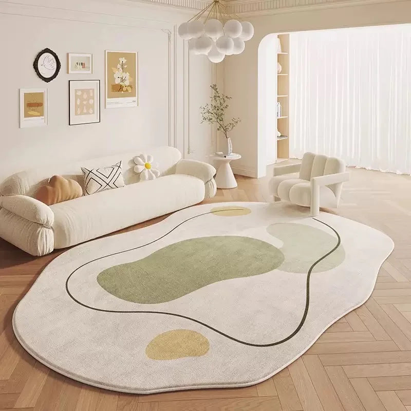Luxury Custom-Shaped Carpet Rug for Living Room & Bedroom Decor
