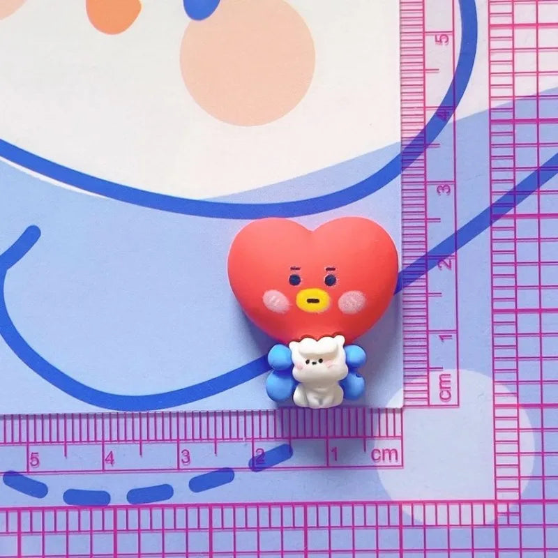 DIY Cartoon Shoe Buckle Kit - Koya RJ Shooky Mang Chimmy Cooky 3D Decor