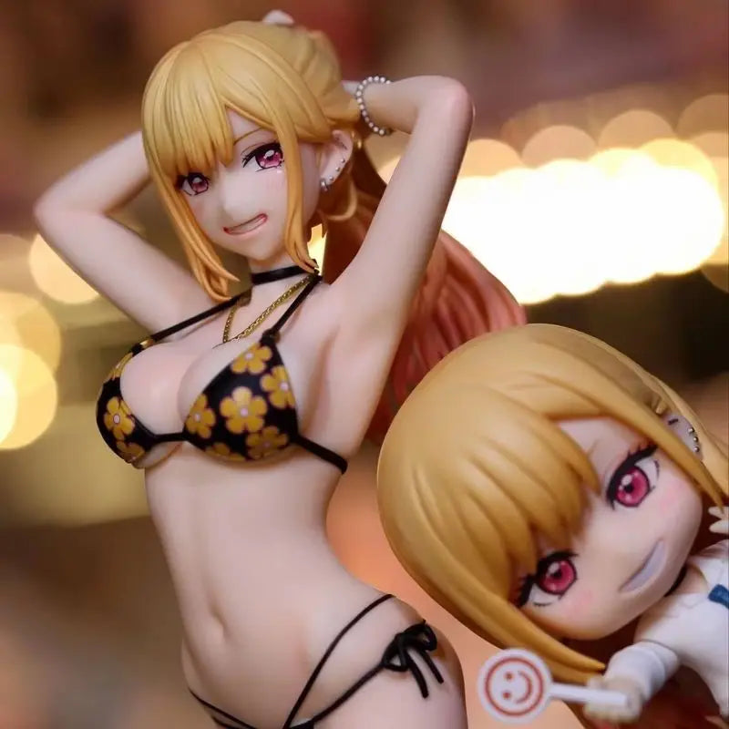 Kitagawa Marin Swimsuit Figure - Cute Anime Girl Model Desktop Ornament