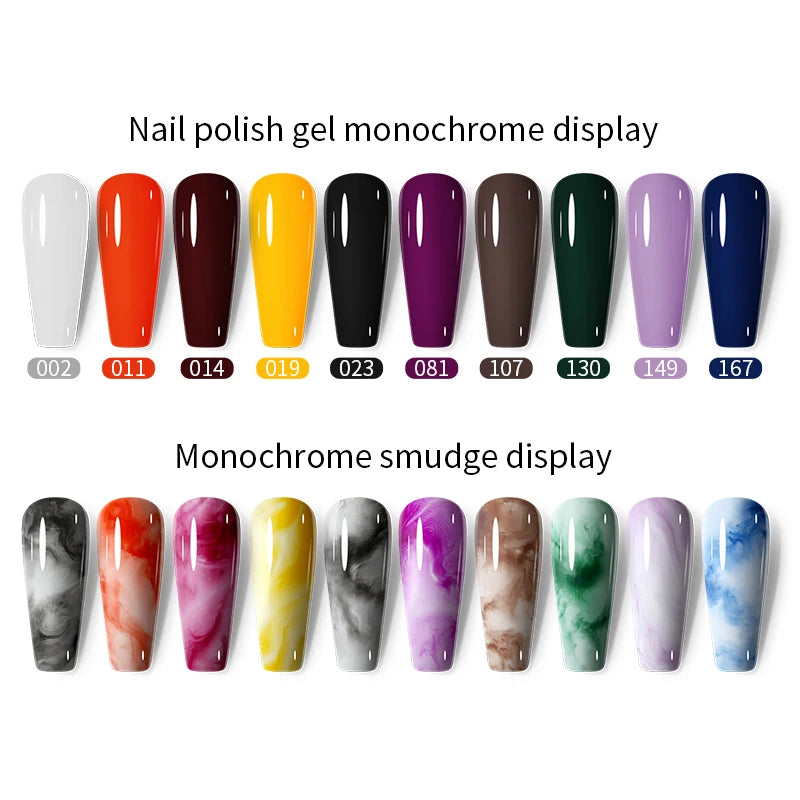 Clear Blooming Gel Polish 12ml UV LED Soak Off Nail Art Semi Permanent