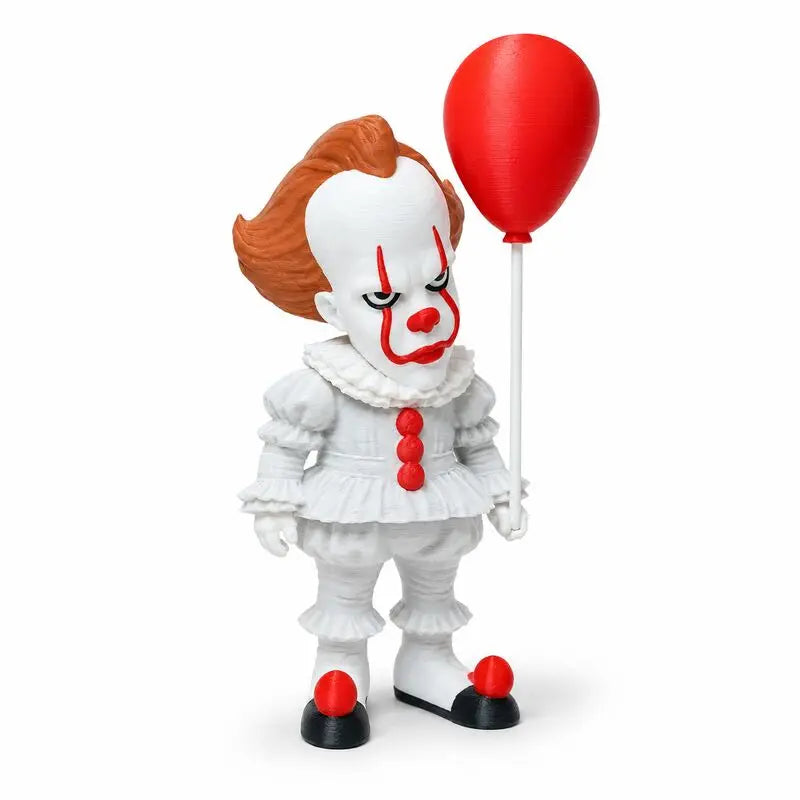 3D Printed Pennywise Clown Figure Model Halloween Decor Collectible Horror Gift