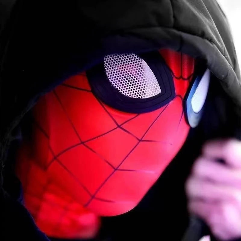 Superhero Mask Costume with Lens for Kids & Adults, Halloween Cosplay & Party Accessory