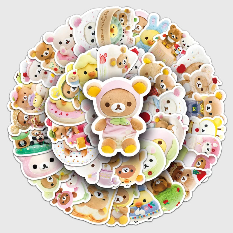 50 Pcs Cartoon Graffiti Stickers for Luggage Laptop Skateboard Waterproof Decals