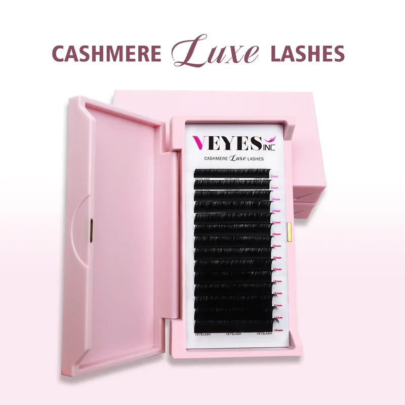 Cashmere Luxe Eyelash Extensions - Natural Faux Mink Volume Lashes