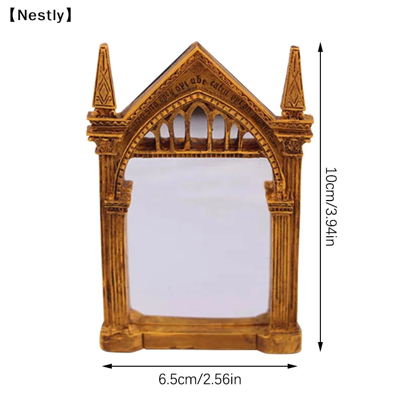 Magical Mirror of Erised Standing Bookshelf Decor Fantasy Gift Witchy Home Accent