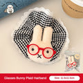 Cute Cartoon Bunny Hair Loop Ponytail Holder Set - Multiple Colors