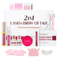 Professional 2-in-1 Lash and Brow Lift Kit, Long-Lasting Eyelash Enhancer