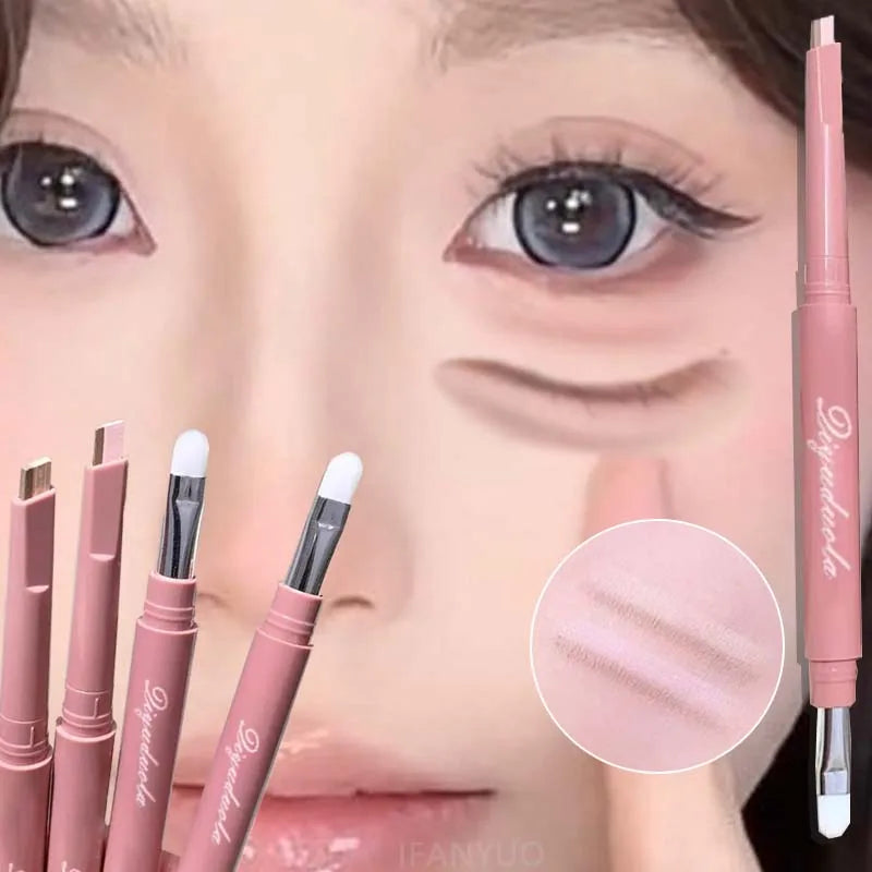 Brightening Waterproof Dual-Color Eye Highlighter Pencil - Natural Under-Eye Contour