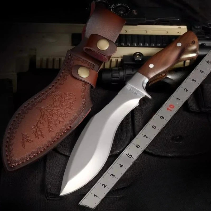 Boning Knife - Stainless Steel Meat Knife with Wood Handle, High Hardness, Sharp Butcher's Knife