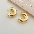 Fake Ear Cuff Double Circle Faux Earrings for Women & Men – Vintage Hiphop Jewelry