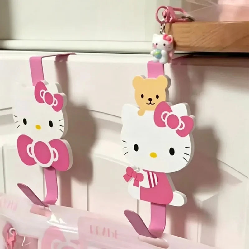 Over-the-Door Hook No Drill Hanging Hanger Heavy Load Organizer Cartoon Design