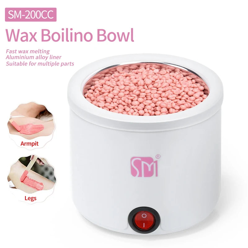 Mini Wax Heater for Facial and Eyebrow Hair Removal - Portable & Compact