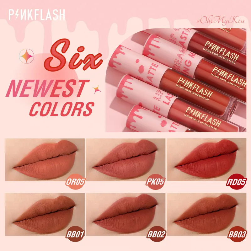 Matte Lipstick Set - Waterproof, Moisturizing Lip Gloss & Lip Tint with 18 Colors