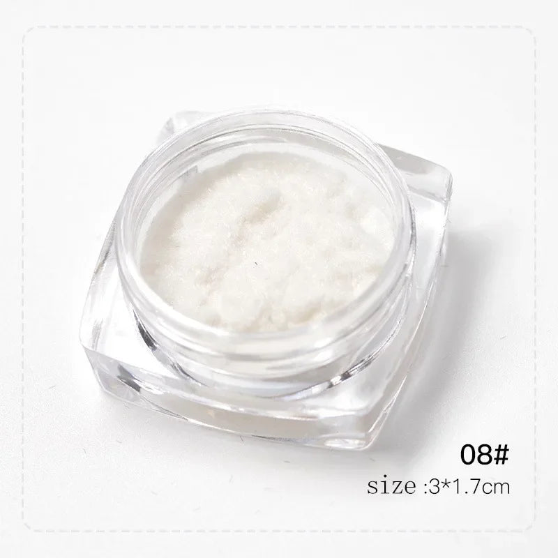 Colorful Glitter Dust Nail Powder for Manicure DIY UV Gel Art - 7 Colors