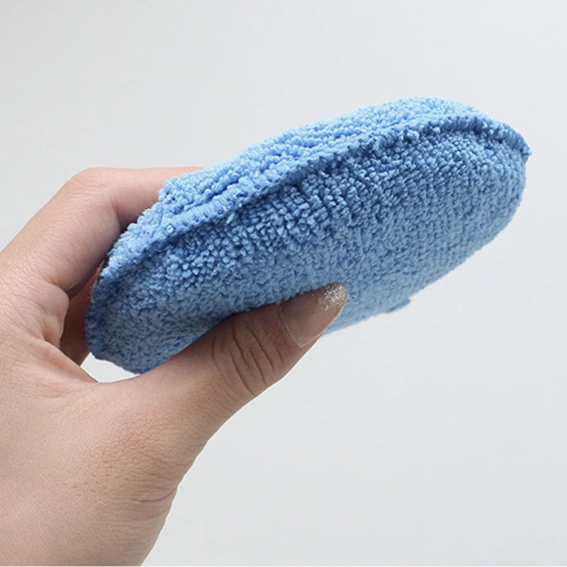 Microfiber Car Polishing Applicator Pads 5 Inch 125mm Foam Sponges for Auto Waxing and Cleaning