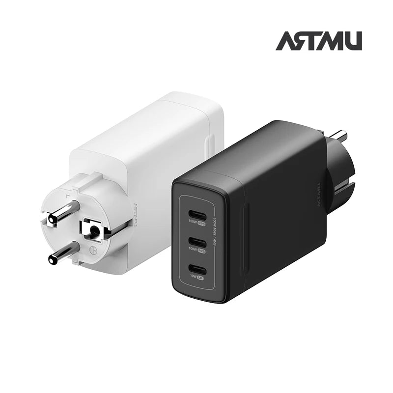 100W GaN Fast Charger with Multiple Ports, Universal USB-C Power Adapter