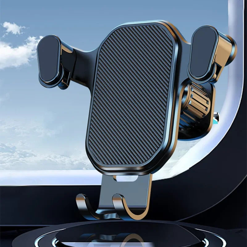 Car Phone Holder Mount Gravity Air Vent Clip Stand Universal 4.7-7 Inch Smartphone
