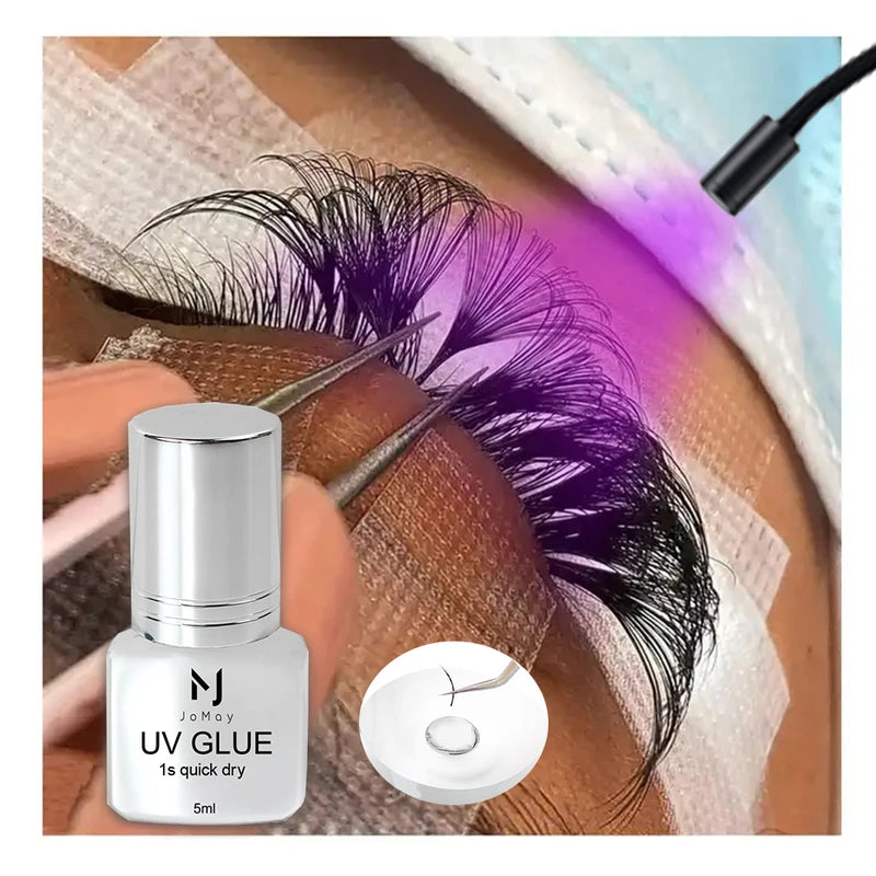 UV Lash Glue 5ML Waterproof Eyelash Extension Adhesive Fast Curing