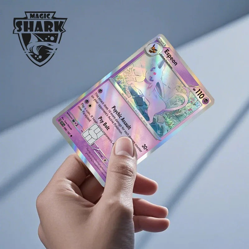 Holographic Card Skin Sticker for Credit & Debit Cards - Laser Film Protective Cover