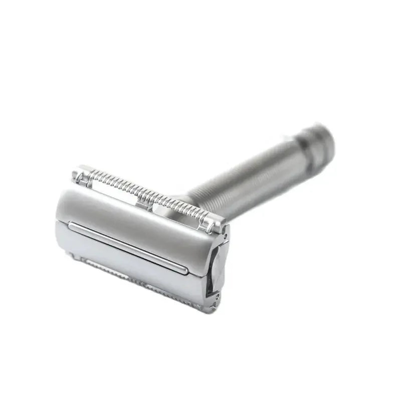 Safety Razor for Men - Hypoallergenic Chrome Matte Handle, 85mm