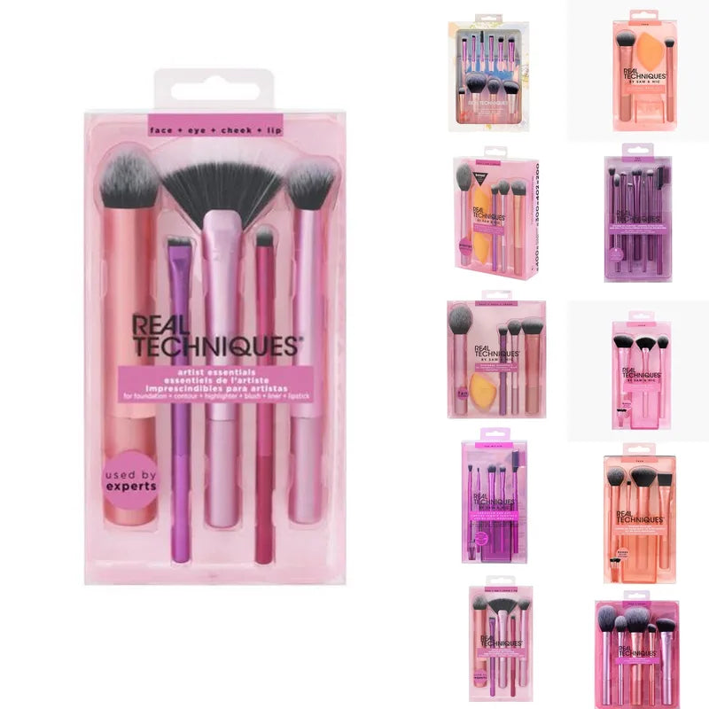 Makeup Brush Set with Eye Shadow, Powder, Concealer Tools - Female Beauty Kit