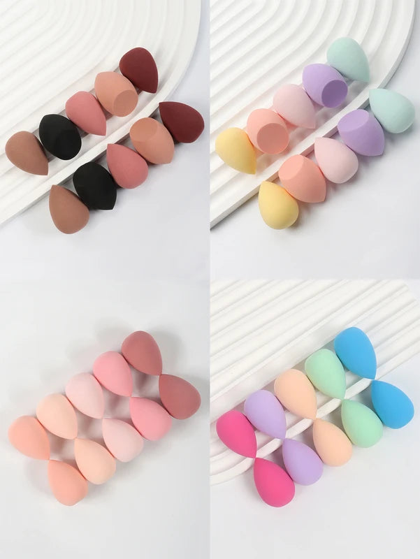 Mini Makeup Sponge Set - Colorful Cosmetic Blenders for Foundation & Concealer
