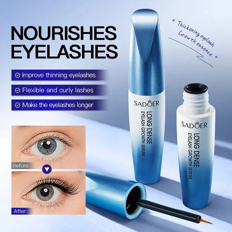 Eyelash Growth Serum Natural Eyelash Enhancer for Longer Thicker Lashes