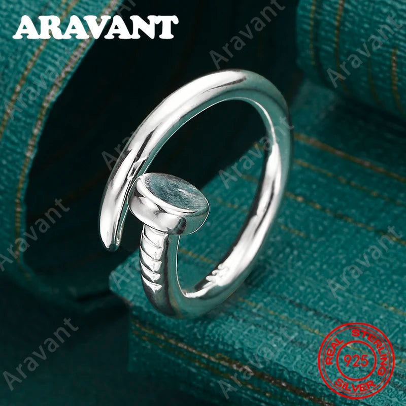 925 Sterling Silver Snake Ring Size 7-10 Vintage Unisex Jewelry Gift